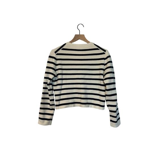J Crew New Relaxed Emilie Sweater Jacket Cardigan In Stripe - Picture 5 of 5